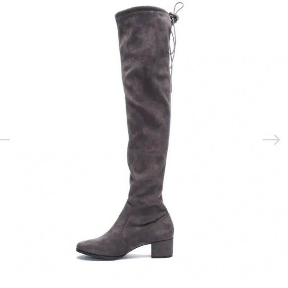 Chinese Laundry Mystical Over-The-Knee Boots Gunmetal - 6M - Picture 4 of 11